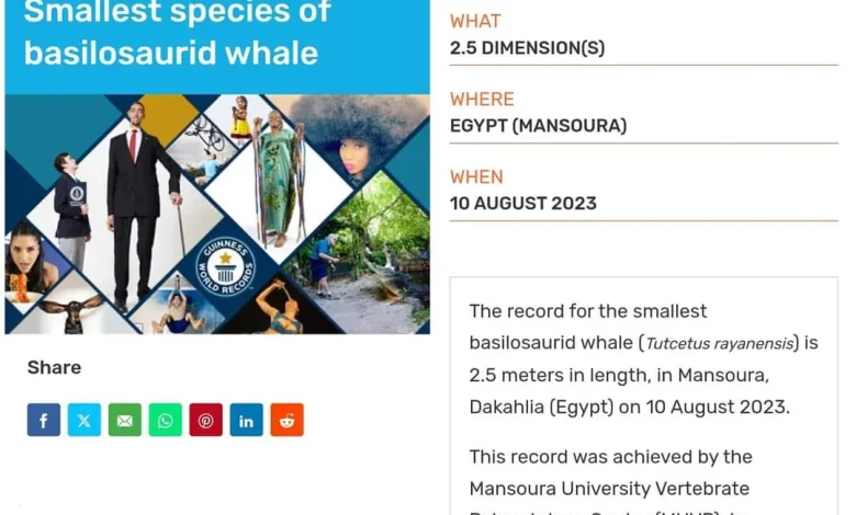 إنجاز-تاريخي-لجامعة-المنصورة:-دخول-مركز-الحفريات-الفقارية-موسوعة-جينيس